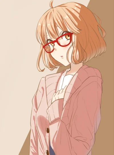 x.....c - #randomanimeshit #kyoukainokanata #miraikuriyama #meganekko