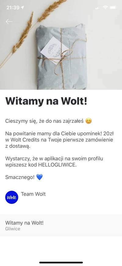 Websterr - Wolt już dostępny w Gliwicach. Jest nawet kod rabatowy HELLOGLIWICE
#gliwi...