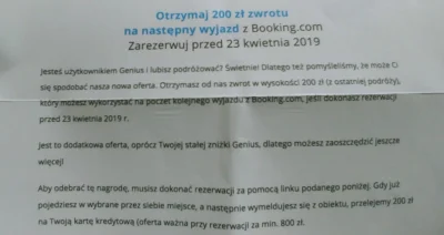 Pelezdobywca - Zwrot 200 zł na #booking #bookingcom
Sprzedam kod na zniżkę 200zl przy...