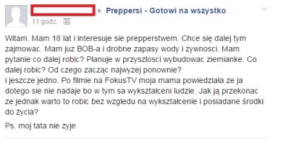 jedzgruszki - #preppers Znalezione na FB. Jak przekonać mamełe?