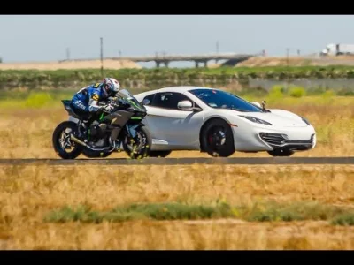 hypation - #motocykle #motocykleboners

Kawasaki H2R vs McLaren MP4-12C