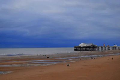 o.....a - Plaża w Blackpool. #fotografia #uk