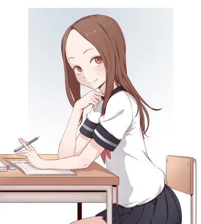 Azur88 - #randomanimeshit #anime #karakaijouzunotakagisan #schoolgirl #takagisan