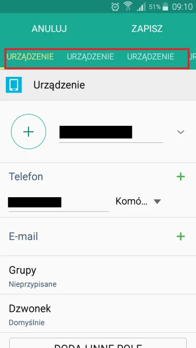 notdot - #telefony #android
ja usunąć kontakty które mają zdublowane numery
wchodzę...