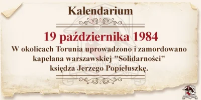ksiegarnia_napoleon - #popieluszko #solidarnosc #morderstwo #kalendarium