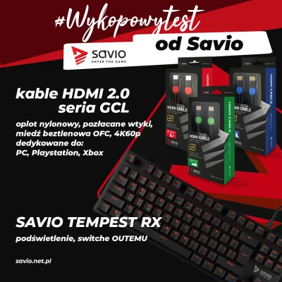 SAVIO_multimedia - Mirki i Mirabelki, mamy dla Was dzisiaj kable HDMI 2.0 serii GCL w...