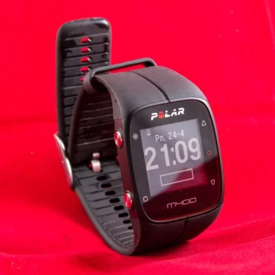raven66 - Sprzedam Polar M400: zegarek GPS, jak nowy! Wodoodporny, bieganie, rower, m...