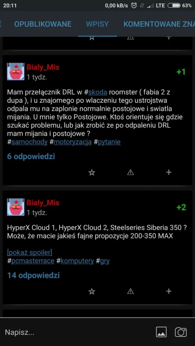 Seid - @Bialy_Mis das ist słabe zarzutken xD