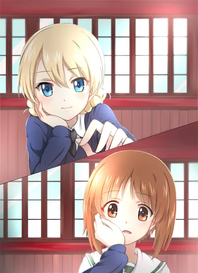 Kamil85R - #randomanimeshit #anime #girlsundpanzer #darjeeling #mihonishizumi