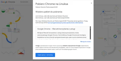 kubik78 - @zielonedrzewohehe: @Szuwax: Jest paczka deb. i rpm. ale na linuxy tylko 64...