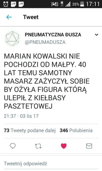 adam2a - Marian ma rację - teoria Darwina nie jest jedyna:

#polska #heheszki #beka...