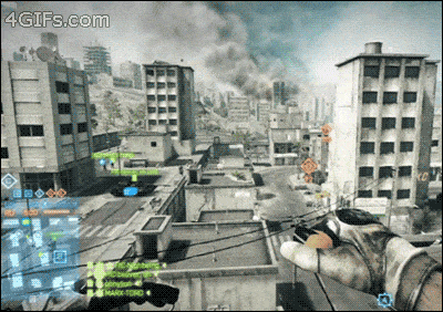 Fjuczer - #wykoparmy #gif #bf3 #frontflip #czolgi #realizm