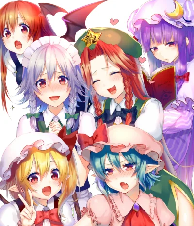 Smuffiasty - #randomanimeshit #touhou #hongmeiling #sakuyaizayoi #patchouliknowledge ...