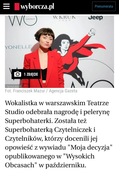 T.....5 - Superbohater dla normalnego człowieka:
- uratował wiele ludzi
- poświęcił...