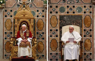 A.....1 - Tron papieski Benedykta XVI i Franciszka.

#ciekawostki #religia