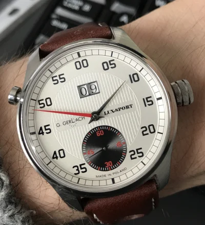 hidden - W końcu mój! Zegarek stworzony na cześć samochodu PZInż Lux-Sport z pierwszy...