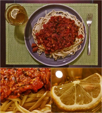 Namarin - 1. Linguini z oliwą z oliwek.
2. Przyprawy (Tymianek, oregano, sół, pieprz...