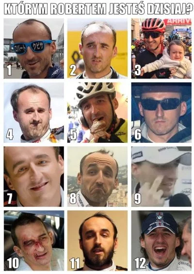 Barnaj - a wy którym robercikiem jesteście dziś ???? #f1 #robertkubica #kubica