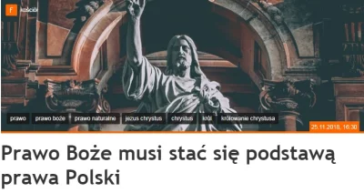 saakaszi - Prawo Boże musi stać się podstawą prawa Polski
 Niebo podobne jest królowi...