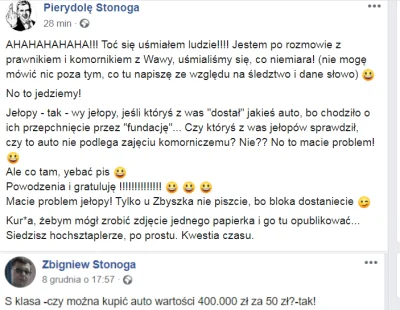 retzev - Stonoga odpala kapiszony, bo wczoraj prokurator z Lublina złożył zażalenie n...