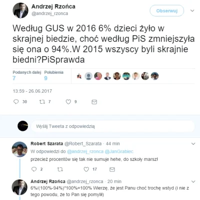 lieh - Główny ekonomista PO Prof. Andrzej Rzońca liczy procenty: https://twitter.com/...