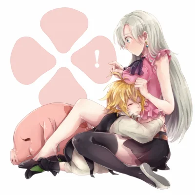 Banri - #randomanimeshit #nanatsunotaizai #Meliodas #Hawk #ElizabethLiones