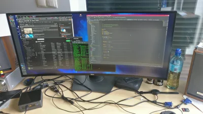 MarcinOrlowski - Do testów Intel NUC dołącza monitor #dell 38" UltraSharp U3818DW. Są...