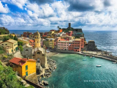 bratn - Vernazza w Cinque Terre (Liguria we Włoszech) Piękne miejsce, w sam raz na we...