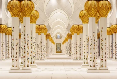 Niedowiarek - Wielki Meczet Szejka Zayeda w stolicy Zjednoczonych Emiratów Arabskich
...
