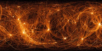 strabcioo - Naukowcy NASA ujawnili nową mapę skarbów wszechświata, a dzięki teleskopo...