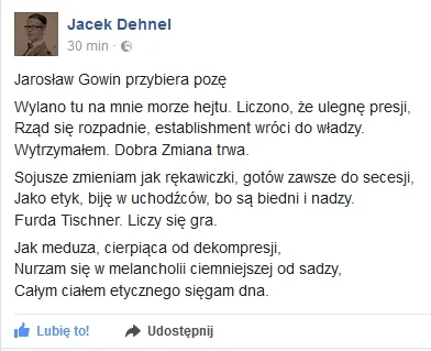 dumnie - #heheszki #poezja #dehnel #gowin #polityka #bekazpisu #neuropa #4konserwy