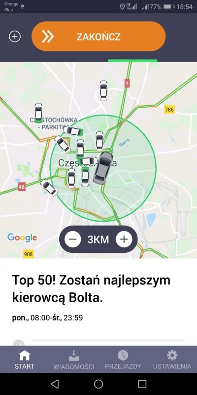 blaszczu - Kierowcy są, klientów brak :(
#czestochowa #taxify #bolt