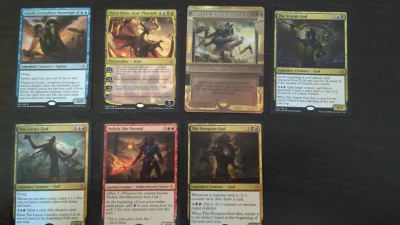 Navrazz - Patrzcie, ile mythic rare z jednego booster boxa! A Bolasa i inwencje wycią...