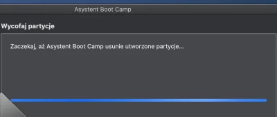 gaim - Cześć, instaluję Win 10 przez boot camp na macos, od godziny tak to wygląda:
...