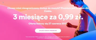 GlassOfSugar - Konto spotify 3 miesiące za 0.99 groszy FAQ : 

0.https://www.spotif...
