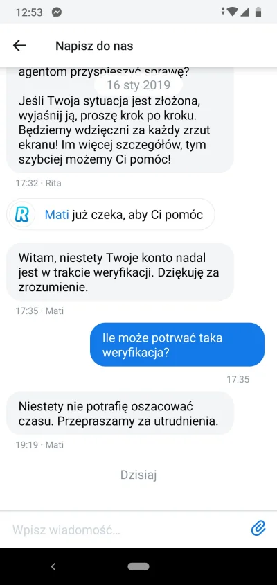 YebakaLesny - Dziękuję #revolut
Konto od 5 dni zablokowane, nie wiadomo za co i nie w...