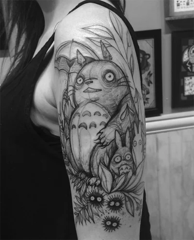 Panchita - #tatuaze #tatuazboners #totoro 

Ale piękny Totoro (｡◕‿‿◕｡)