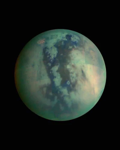 d.....4 - Jedno z ciekawszych zdjęć Tytana.
Widać na nim jeziora ciekłego metanu (｡◕‿...