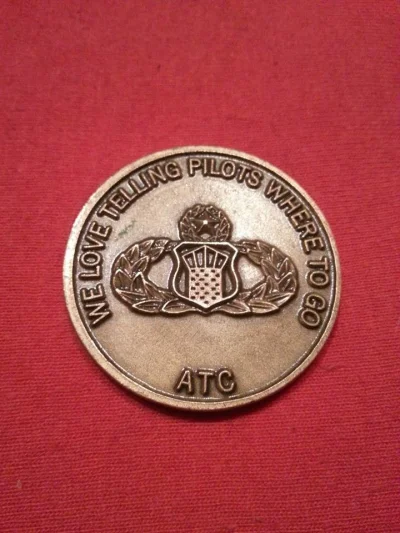 b.....s - #heheszki #lotnictwo #ciekawostki #atc

To jest awers The Great ATC Coin....