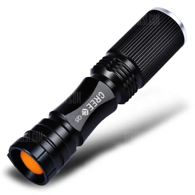 Nemain - $1.99 Latarka Cree XPE Q5 600Lm Zoomable LED Flashlight 1 x AA / 14500 - BLA...