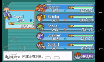 M.....a - Team już mam, teraz trzeba expić okazy z safari (・へ・) #pokemon #firered #gr...