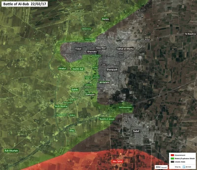 rybak_fischermann - Jeszcze mapa Al-Bab
#syria #bitwaoalbab #mapymilitarne #mapywojs...