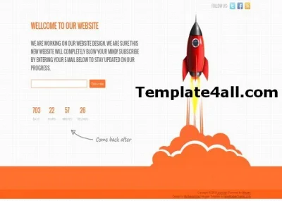 pameladesign - The Launch Day Counter Blogger Template Design Download #blogger #desi...
