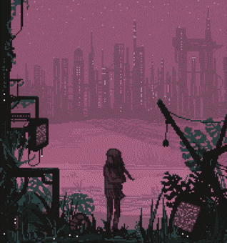 B.....s - #cityscape #feelings #pixelart