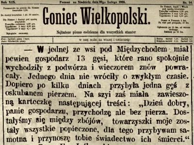 K.....y - Tacy tam zbójcy z puszczy noteckiej, swój kodeks i poczucie humoru mieli.
...