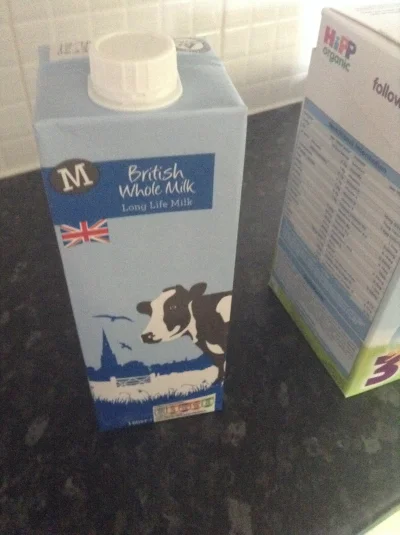 Chcialamdobrze - @vanvolf: nie wiem jaki dac dowod to wstawiam zdjecie mleka ( ͡° ͜ʖ ...