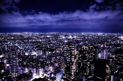 Lookazz - > A marvelous nightscape captured from Tokyo Metropolitan Government Buildi...