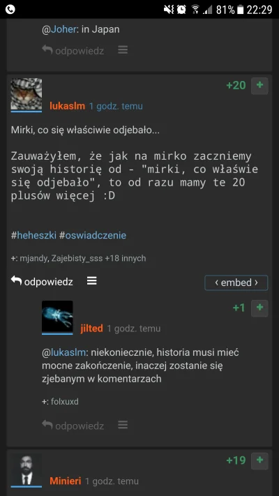 S.....e - @lukaslm: 20 plusów powiadasz...?