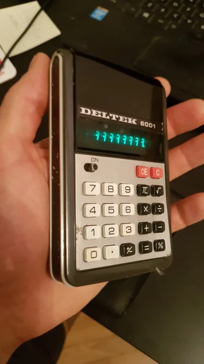 marciin88 - Znalazłem w domu taki kalkulator Deltek 6001. Produkcja japońska z 1974 r...