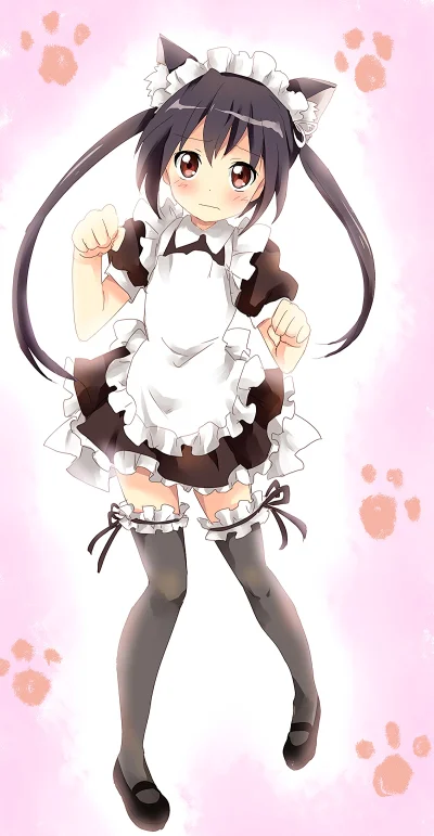 l.....f - #randomanimeshit #keion #azusanakano #kemonomimi #nekomimi #maid #zakolanow...